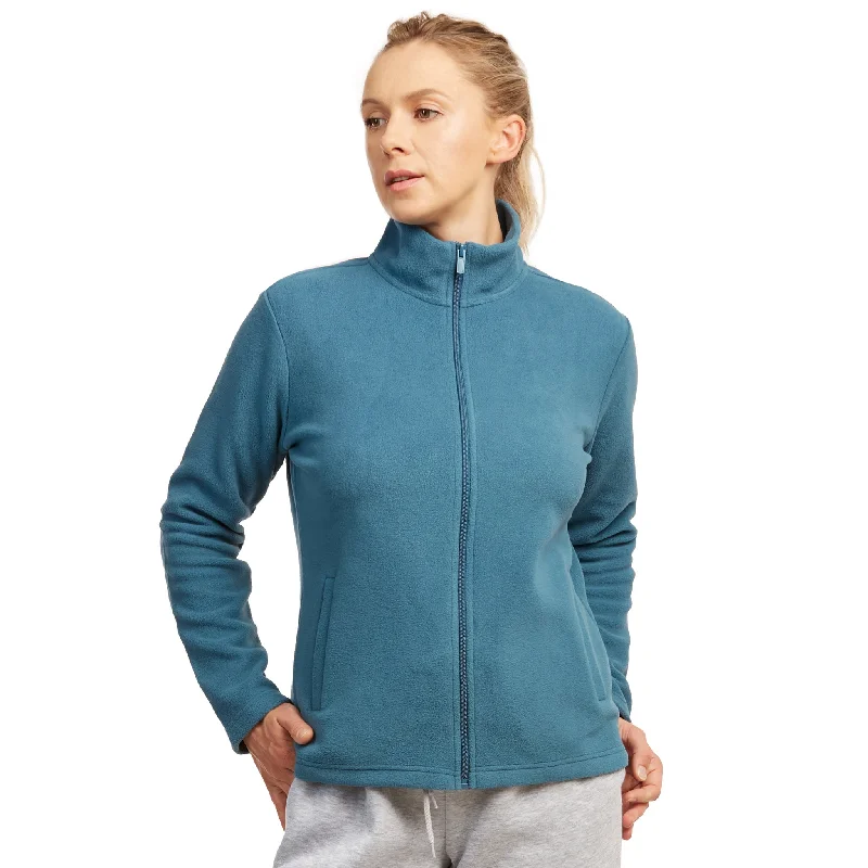 Sports Fashion SOFRA LADIES POLAR FLEECE JACKET (LPF200_ST.BLUE)