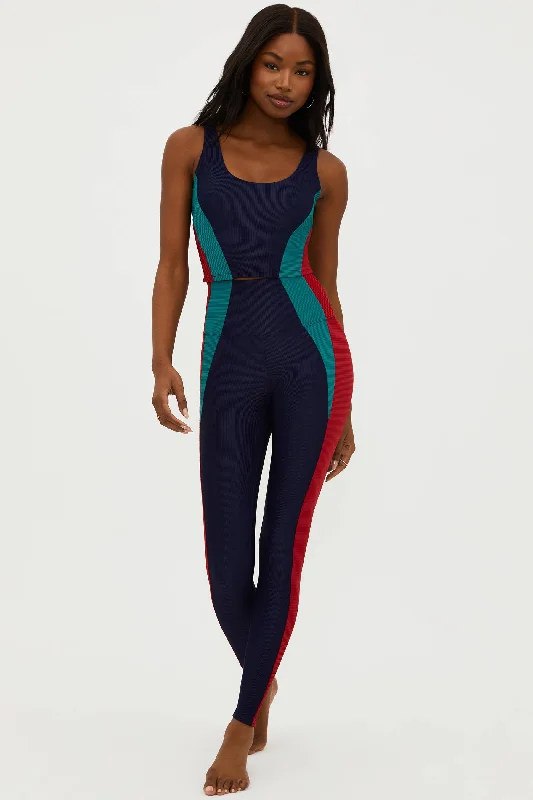 Energy Plan Marty Legging Ultramarine Colorblock