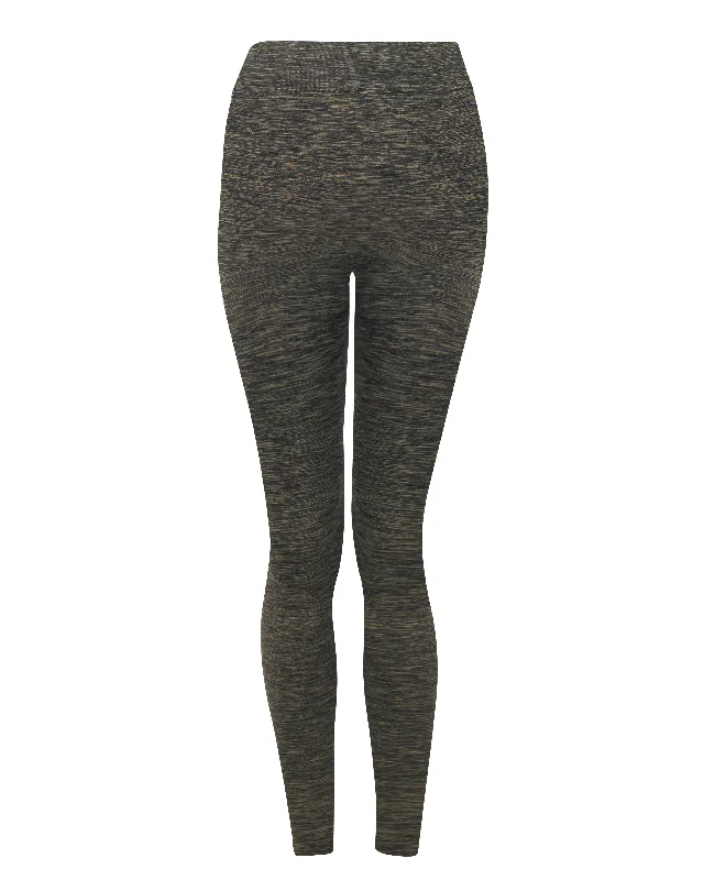 High-end Fashion NURTURING Full Length Leggings | Olive Marl