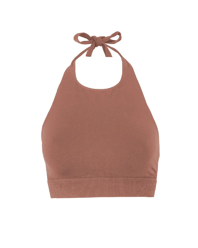 Classic Series REVITALISED Halterneck Top | Rusty Pink