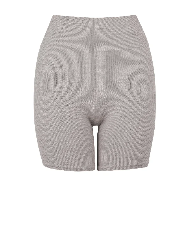 Sports And Leisure RIBBED COMPOSED Shorts | Taupe
