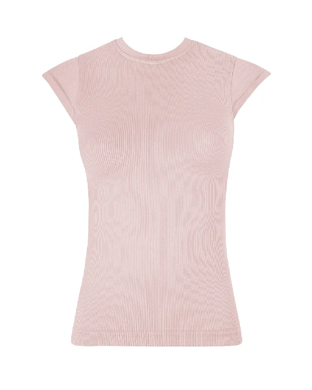 Lazy Home ROUSE Ribbed Top | Blush