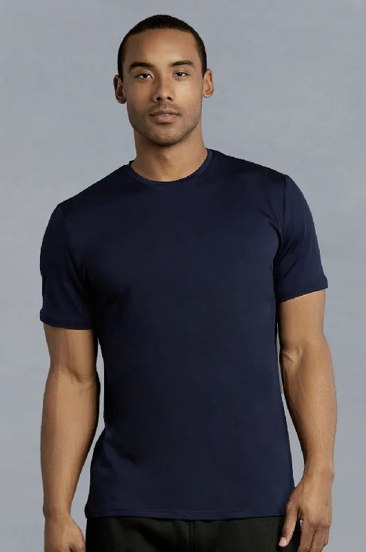 Cozy Dress TOP PRO MEN'S ATHLETIC ROUNDNECK T-SHIRT (TAT310_NAVY)