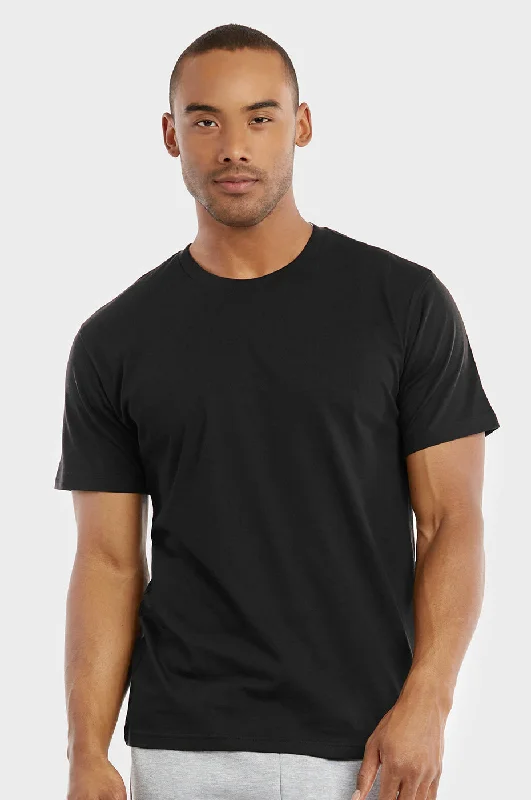 Weekend Wear TOP PRO MEN'S CREW NECK T-SHIRT (TR500_BLACK)