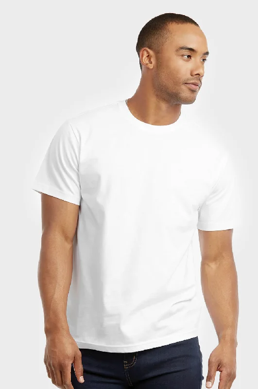 Soft Style TOP PRO MEN'S CREW NECK T-SHIRT (TR500_WHITE)