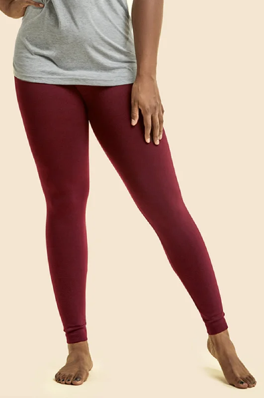 Comfortable Jackets SOFRA LADIES FLEECE LINED LEGGINGS PLUS SIZE (TX700X)