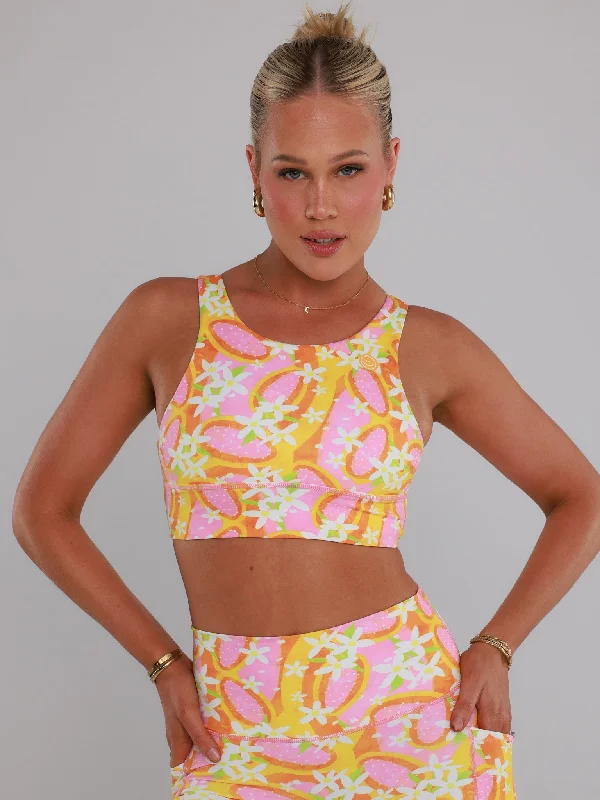 Simple Style VANILLA HIGH NECK TOP