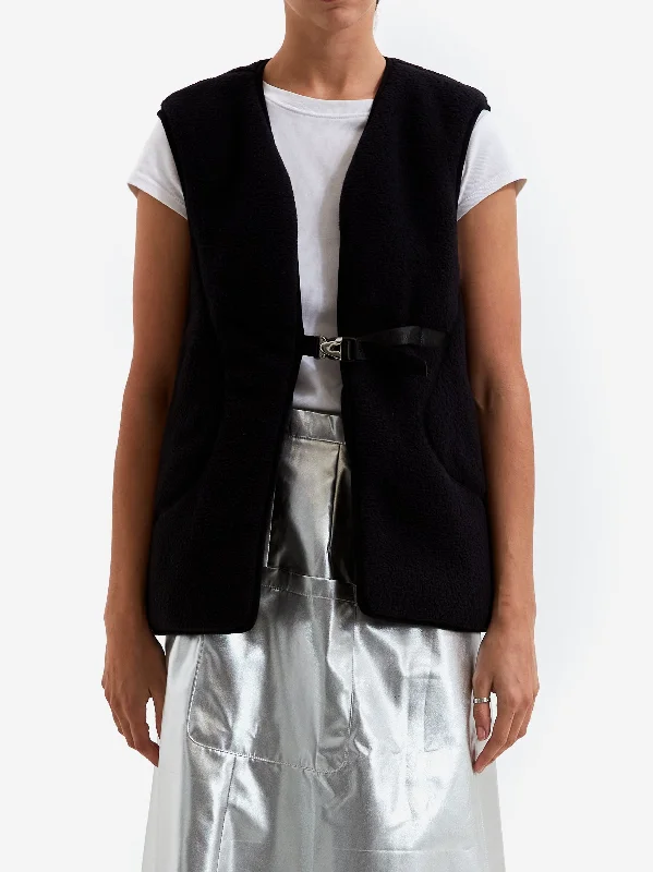 High-quality Design ARCS Twice Gilet - Black Fleece