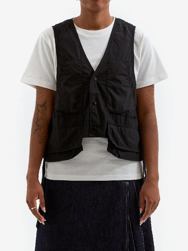 Light Layers Beams Boy Fishing Vest - Black