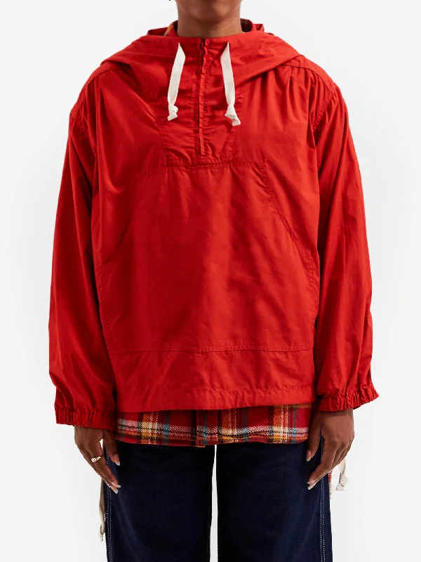 Comfy Chic Wear Beams Boy Side Blouson Anorak - Red