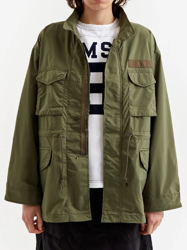 Exquisite Details Beams Boy Solotex Military Jacket - Olive