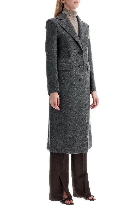 All-Day Style Harris Wharf London Single-Breasted Coat In Pressed Wool