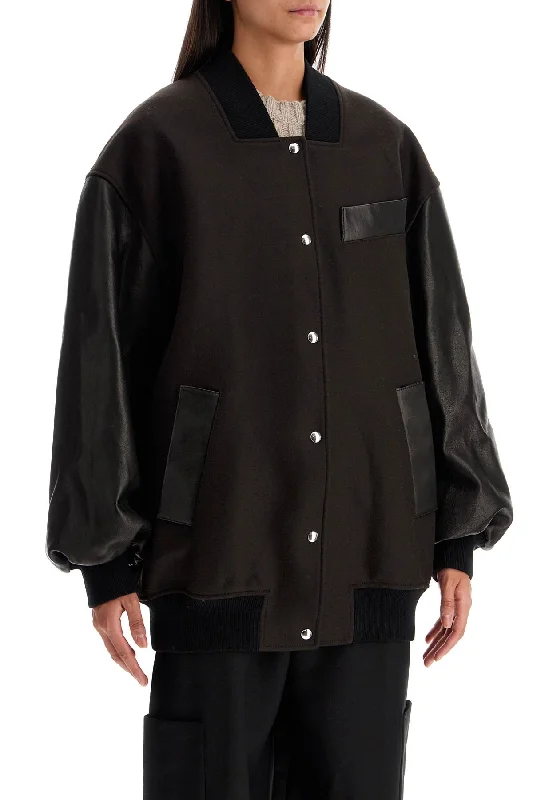 Simple Matching Khaite Maxi Bomber Spencer -