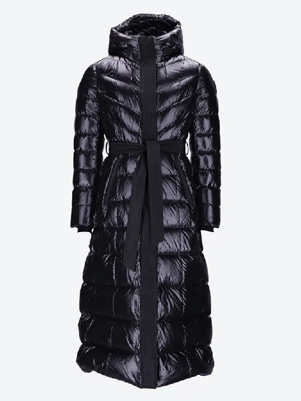 Soft Fabric Looks Hooded down coat