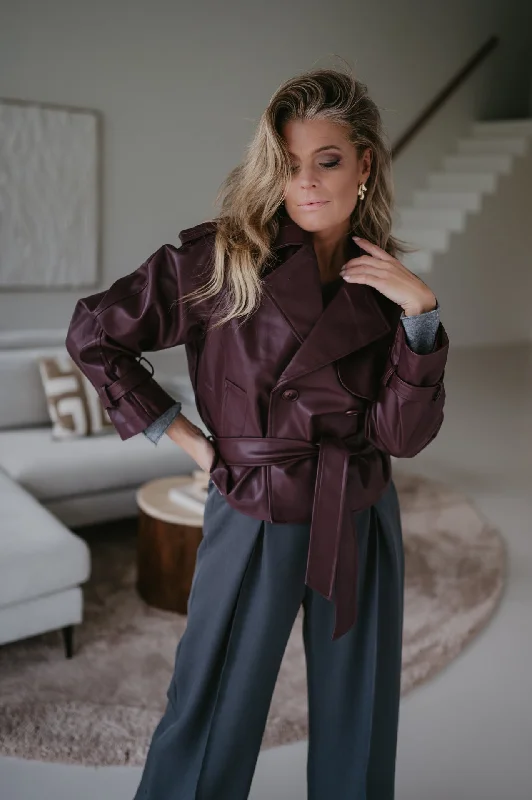 Comfortable Fashion Maggio jacket I Aubergine