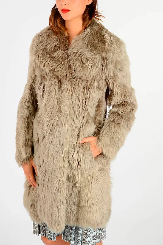 Effortless Dressing Maison Margiela MM1 Alpaca Real Fur Coat