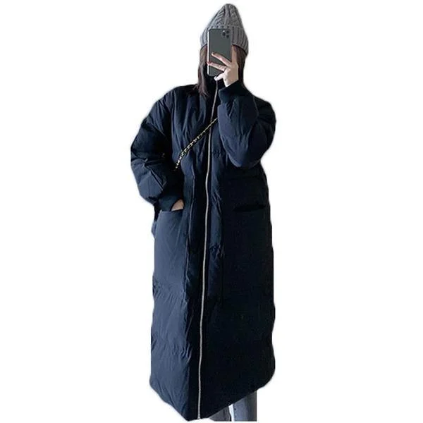 Soft Fabric Looks New Fashion Women 2020 Winter Long Parkas CoatsThick Warm Loose Clothes