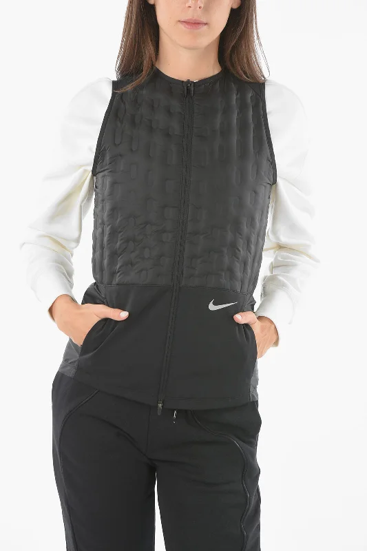 Fashion Expert Nike Quilted Sleeveless Down Jacket