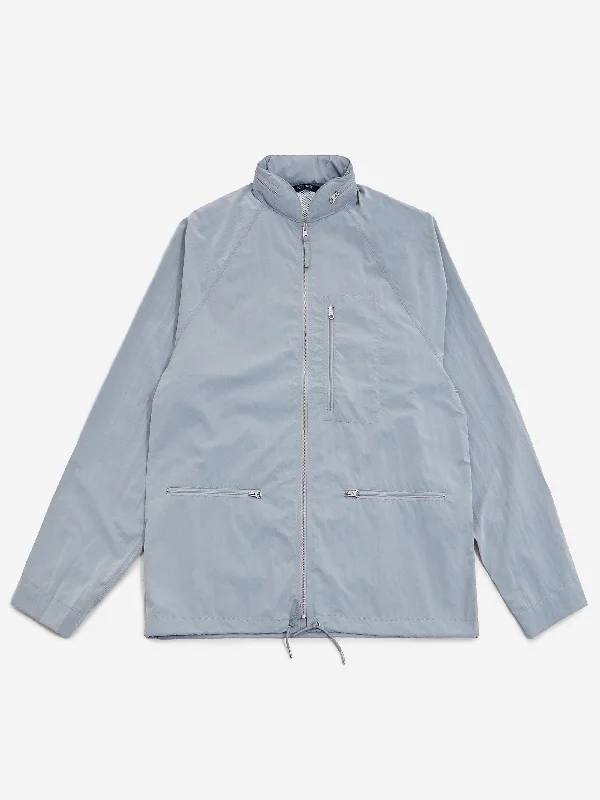 Exquisite Embroidery Nothing Ripstop Tracksuit Jacket - Silver