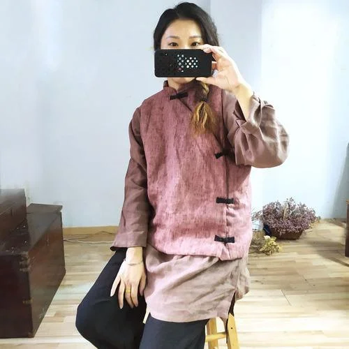 Lace Design Omychic Loose Padded Vests Ladies Vintage Waistcoat Outerwear Female 2020 Autumn Winter Chinese Style Vest Lace Design Omychic Loose Padded Vests Ladies Vintage Waistcoat Outerwear Female 2020 Autumn Winter Chinese Style Vest