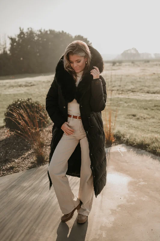 Sweet Breath Ostrica coat I Black