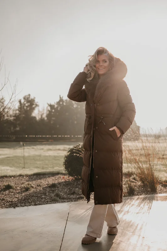 Comfortable Series Ostrica coat I Brown