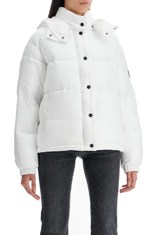 Fresh And Capable Pinko 'down Jacket With Logo Patch