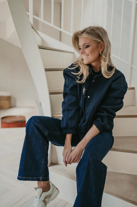 Timeless Outfits Regna bomber jacket I Blue
