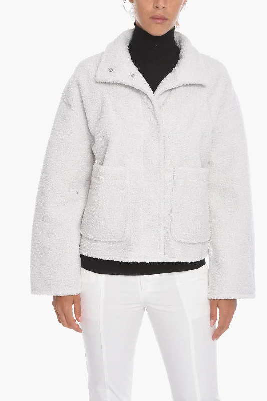 High Street Series Samsoe Samsoe Patch Pocket ZOLA Teddy Coat