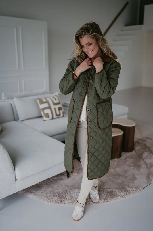 Slim Fit Scrivere jacket I Khaki
