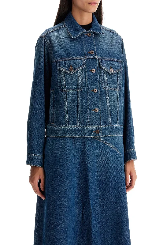 Fresh And Elegant Weekend Max Mara Denim Jacket From Naples,