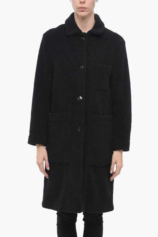 Soft Comfort Wear Woolrich Faux-fur HAZELTON Coat with Maxi Pockets