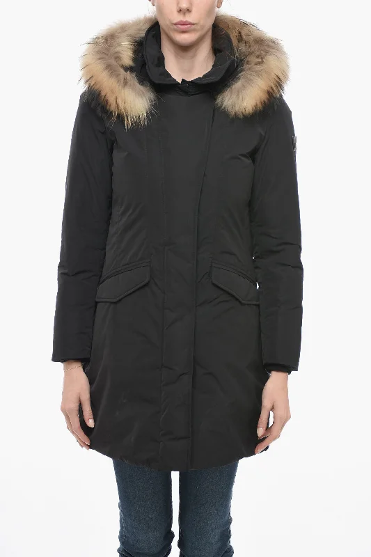 Easygoing Style Woolrich Removable Fur MODERN VAIL Down Jacket