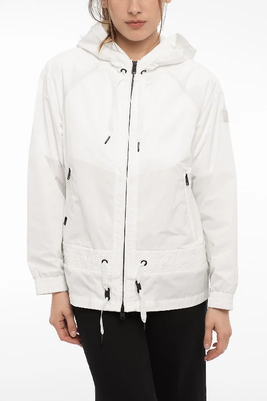 Casual Style Woolrich Solid Color W'S ERIE Windbreaker Jacket with Contrasting Det