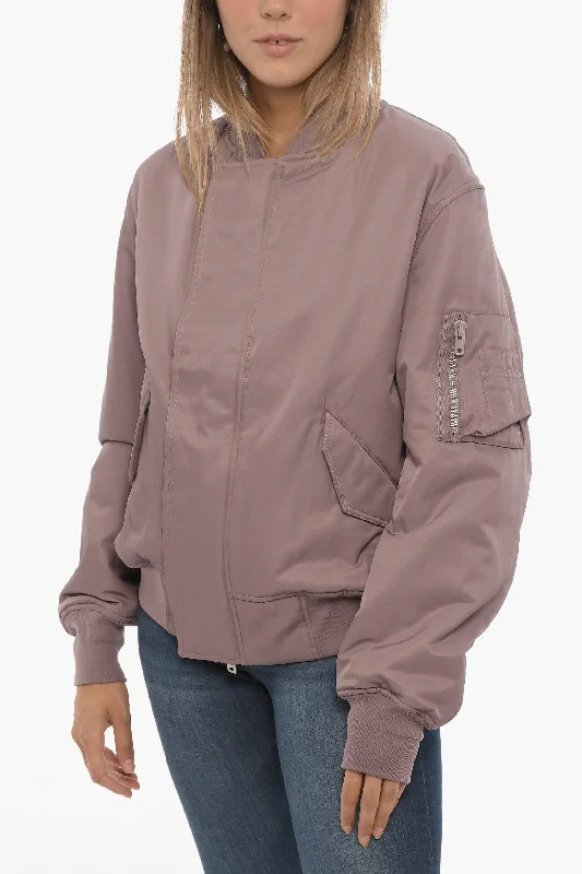 Fashionable In The Times Y-3 by Yohji Yamamoto ADIDAS Padded Bomber Jacket with Hidden Closure