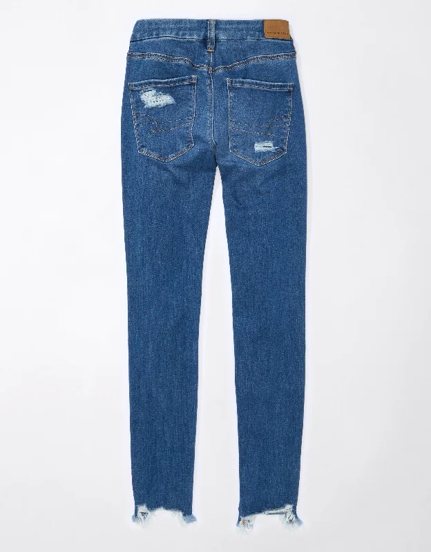 Fashion Concept AE Next Level Curvy Patched High-Waisted Jegging