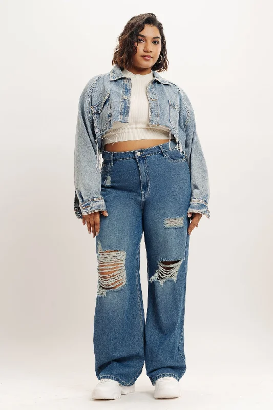 Versatile Comfort Wear Curve Modish Straight Jeans