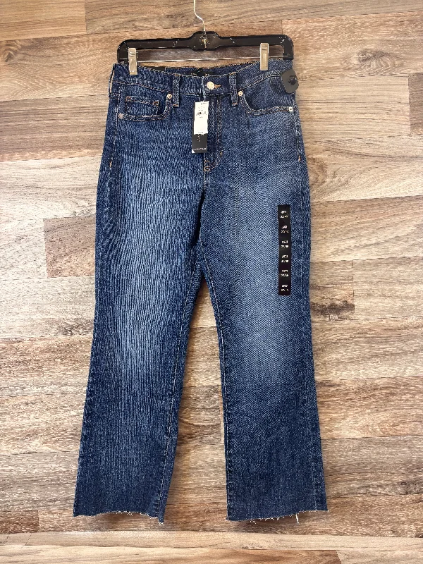 European And American Style Jeans Boot Cut By Banana Republic In Blue Denim, Size: 4