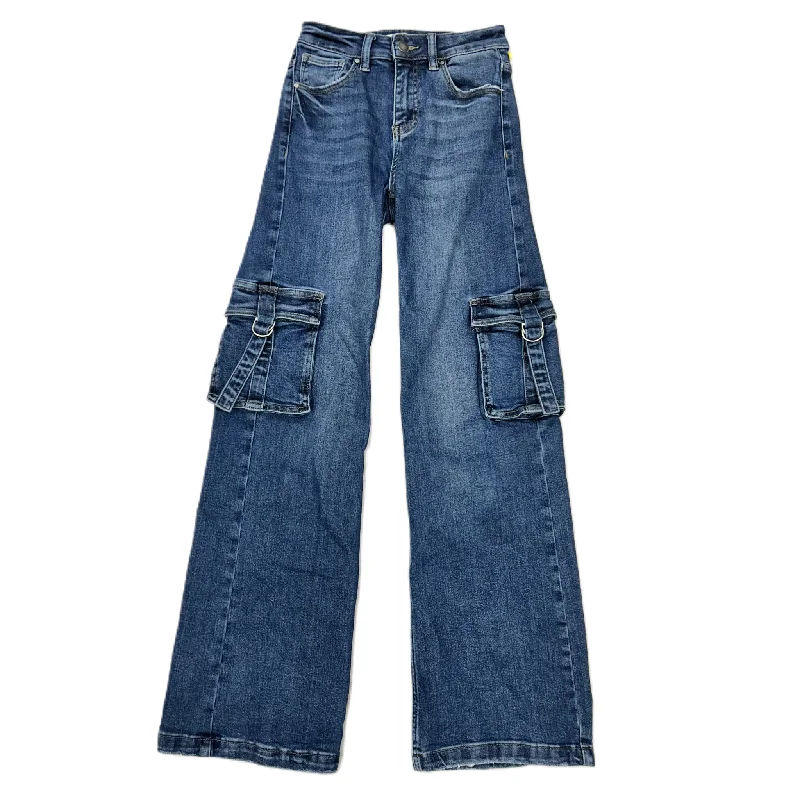Urban Style Jeans Boot Cut By Risen In Blue Denim, Size: 0