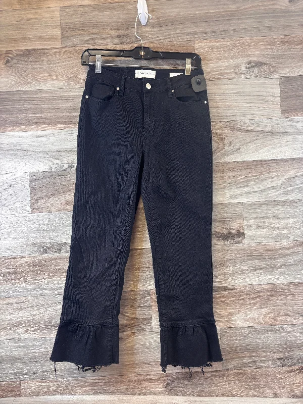 Design And Tailoring Jeans Cropped By Pacsun In Black Denim, Size: 2