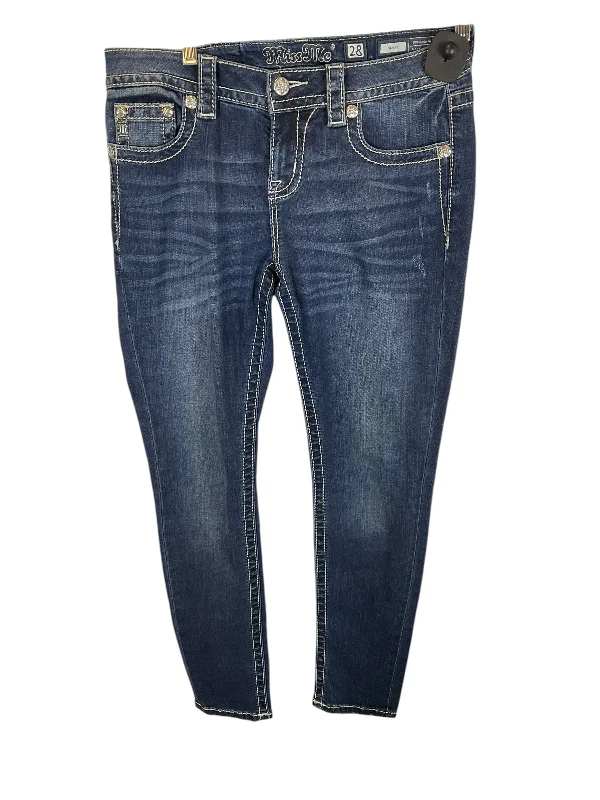 Energy Wear Jeans Designer By Miss Me In Blue Denim, Size: 6