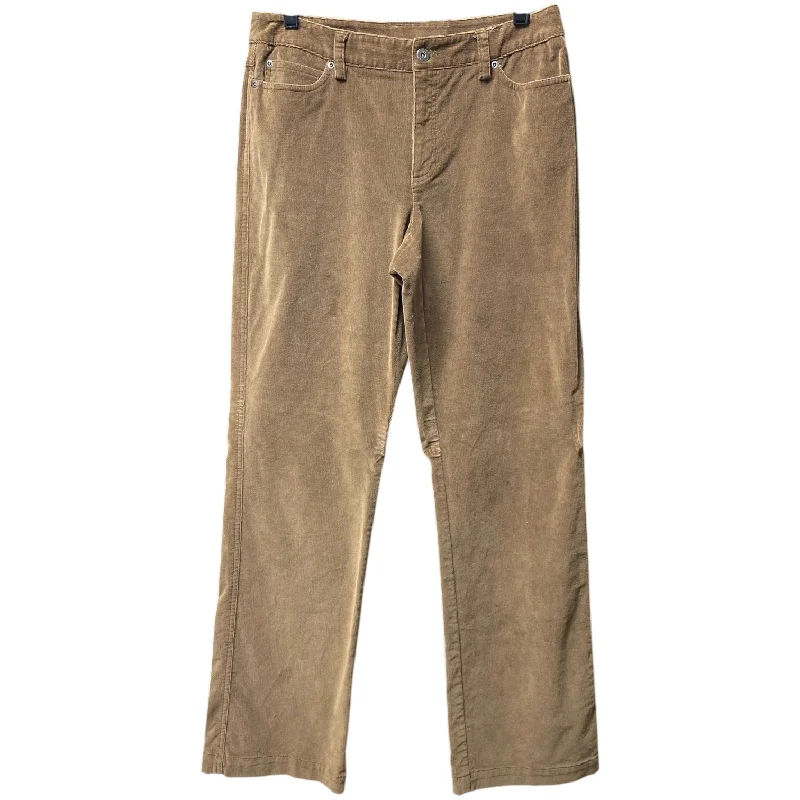 Fashionable In The Times Jeans Flared By Rafaella In Brown, Size: 8