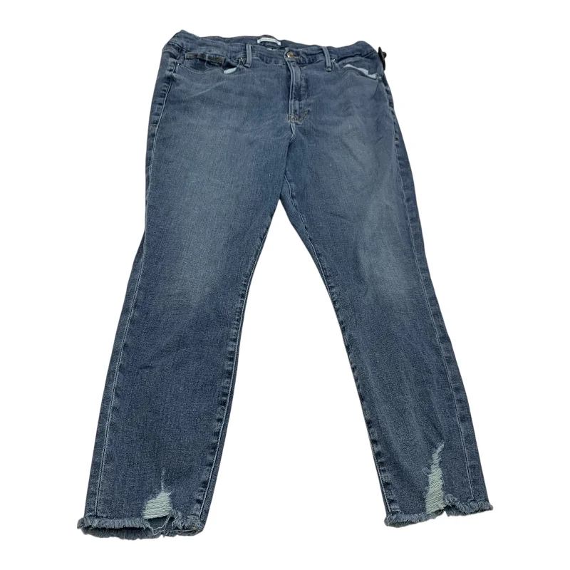 Autumn Selection Jeans Skinny By Good American In Blue Denim, Size: 20