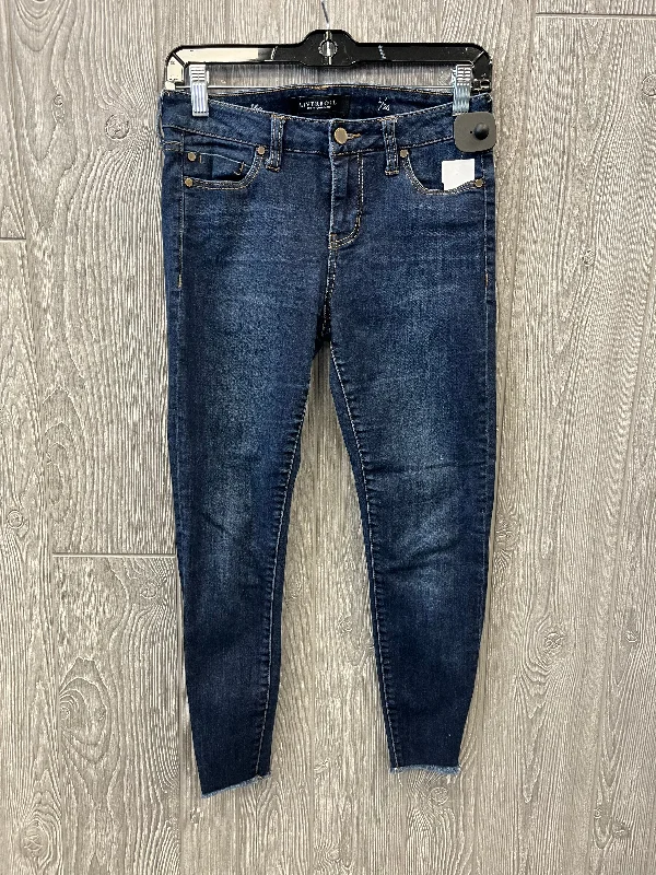 All-Day Outfits Jeans Skinny By Liverpool In Blue Denim, Size: 2