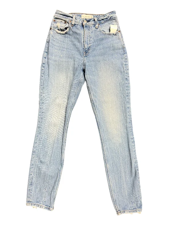 Chic Outfits Jeans Straight By Abercrombie And Fitch In Blue Denim, Size: 0