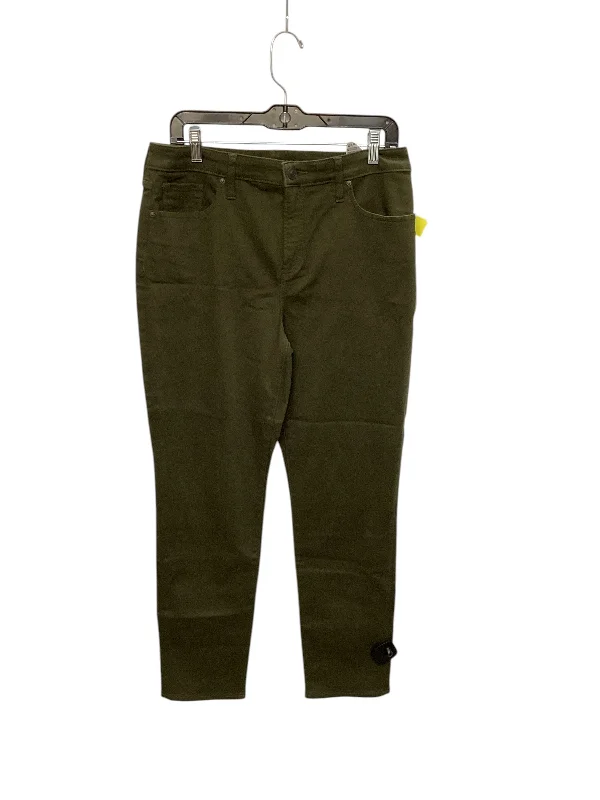 Youthful Street Fashion Jeans Straight By Chicos In Green, Size: 8