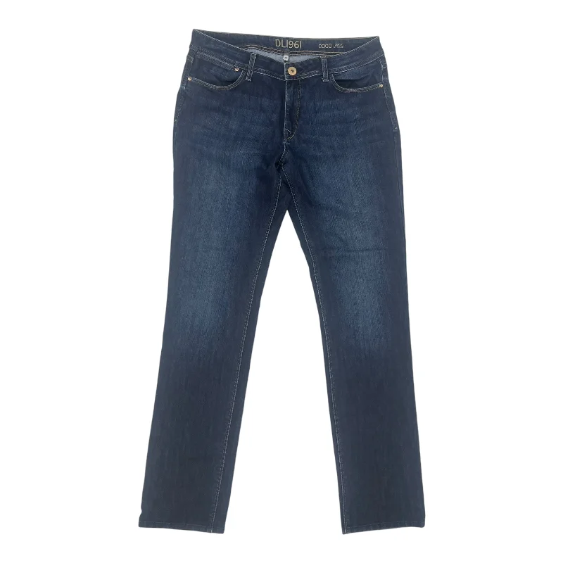 Cozy Chic Jeans Straight By Dl1961 In Blue Denim, Size:14