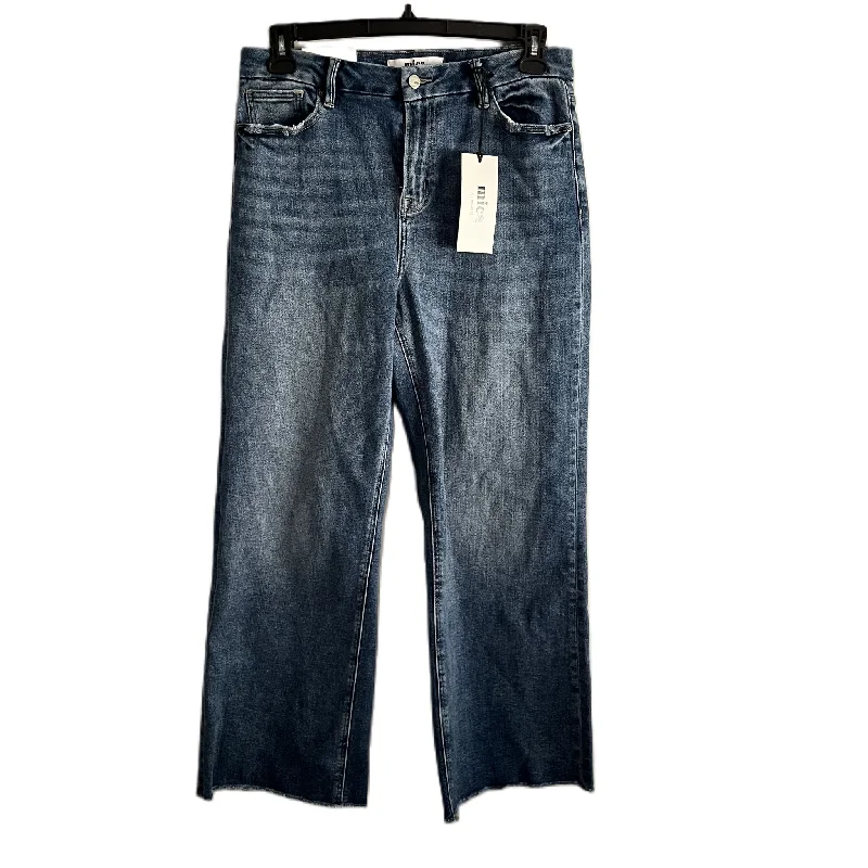 Basic Version Jeans Straight By Mica La In Blue, Size: 8
