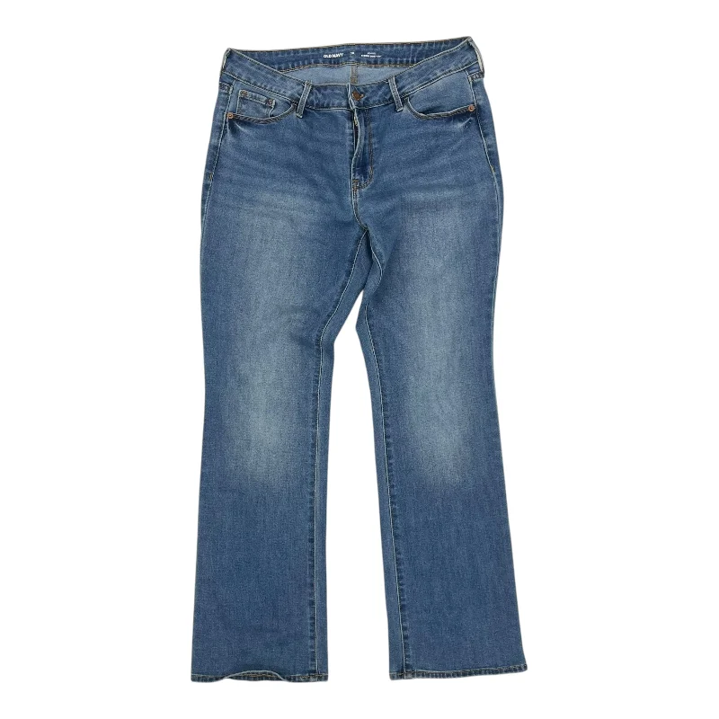 Relaxed Style Jeans Straight By Old Navy In Blue Denim, Size:10P