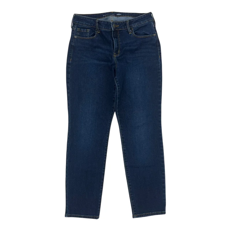 Versatile Wear Jeans Straight By Old Navy In Blue Denim, Size:10P